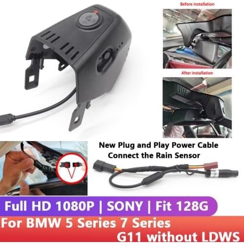Plug and play Car DVR Wifi Video Recorder Dash Cam Camera For BMW 5 Series 7 Series G11 without LDWS high quality Full HD 1080P