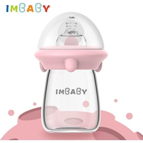 IMBABY120ML Biberon Baby Milk Bottle For 0-12M Newborn Safety Feeding Baby Bottles Breast Milk Bottle Biberon Mamadeira