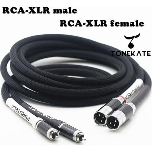Furutech ц-P2.1 OCC fever audio signal line XLR balanced line HIFI amplifier CD RCA-XLR male female audio cable