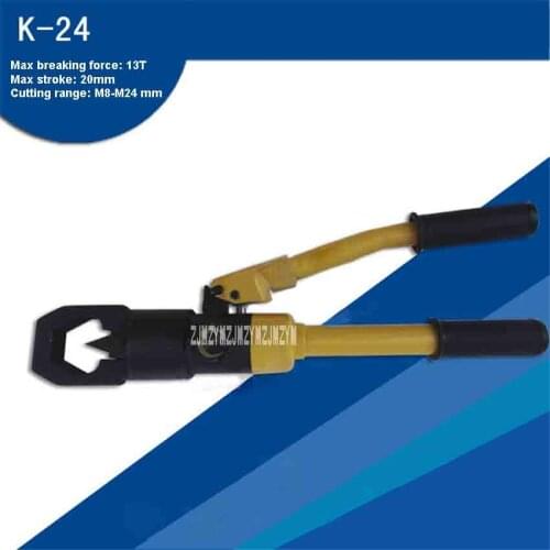 Hot Recommend! Hydraulic Cutting Tools Screw Cutter Tools/ Integral Hydraulic Nut Cutter K-24 With Cutting Range Of M8-M24 mm
