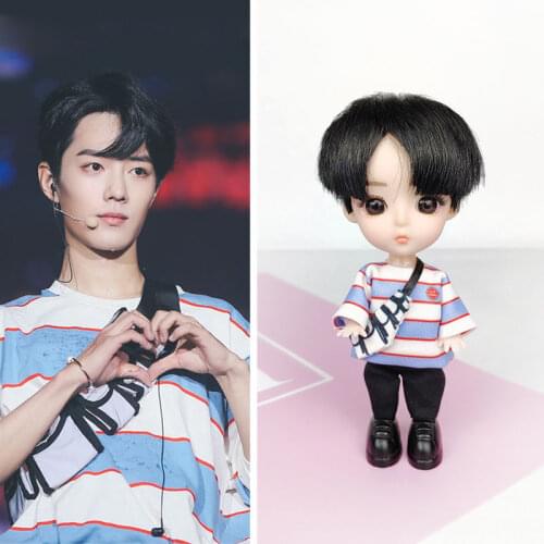 The Untamed Wei Wuxian Xiao zhan Around Toy Figure Clothes Plush Doll Toys Birthday Gift Ornament Model Desk Decor Fans Gift