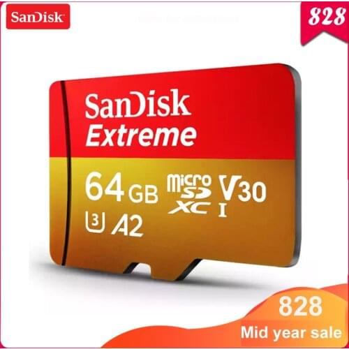 SanDisk Extreme Micro SD Memory Card 128GB 64GB 32GB microSDHC/microSDXC UHS-I U3 Read Speed Up to 160MB/s UHD 3D 4K Video Card