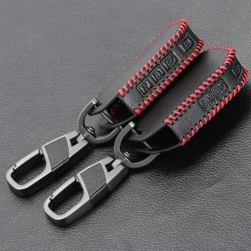 Leather car key fob skin set cover case For kia 2018 2019 K900 Sportage R Stinger Cerato Sorento fob remote shell keyless