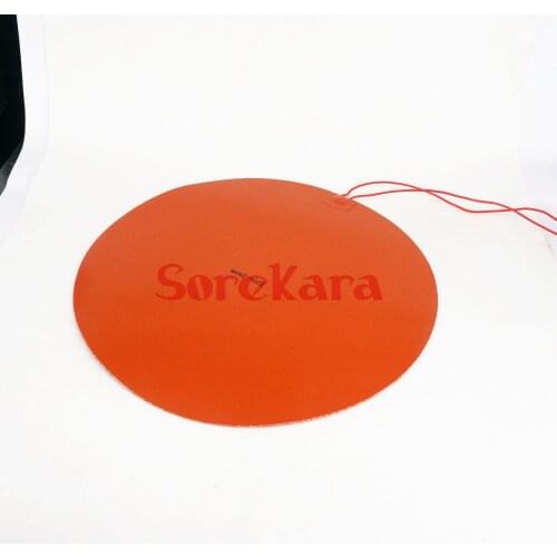 220V AC 300mm diameter 250W Round Flexible Waterproof Silicon Heater Pad For Oil Tank