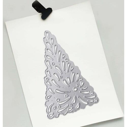 Christmas Tree Metal Cutting Dies Stencil DIY Scrapbooking Album Paper Card Template Mold Embossing Craft Decoration