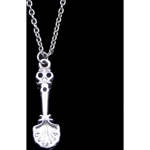 Fashion 33*8mm Kitchen Spoon Pendant Necklace Link Chain For Female Choker Necklace Creative Jewelry party Gift
