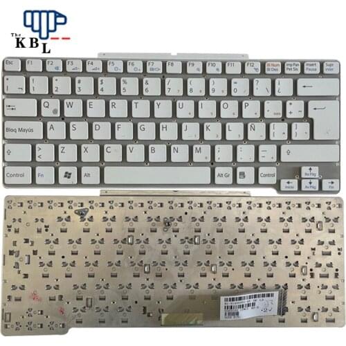 New For Sony VGN-SB Latin Language Silver laptop keyboard L92400162