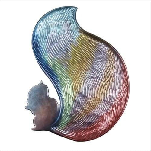 Transparent Silicone Mould Dried Flower Resin Decorative Craft DIY Squirrel storage tray Mold Epoxy Resin Molds For Jewelry