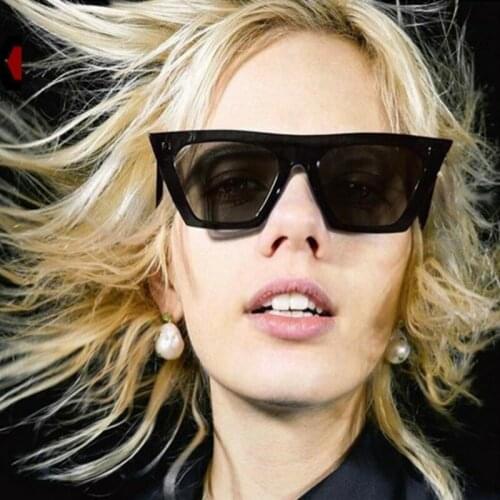 GirlView European and American new style ladies street sunglasses retro personality cat eye sunglasses