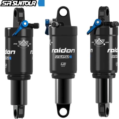 SR SUNTOUR Mountain Bike Air Rear Shock 165mm 190mm 200mm With Lockout MTB Bicycle Suspension Air Shock Absorber
