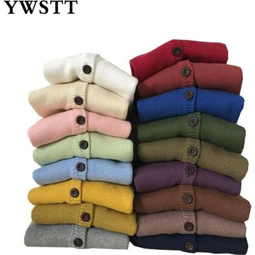 Boys Girls Sweater 2019 New Spring Kids Boys Clothing Baby Sweaters Infant Girls Cardigan Single-Breasted Jacket