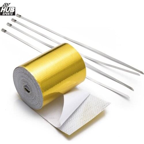 2"x5 Meter Reflect A Gold Performance Heat Protection Tape/Barrier For Toyota corolla HU-WR20DJGOLD
