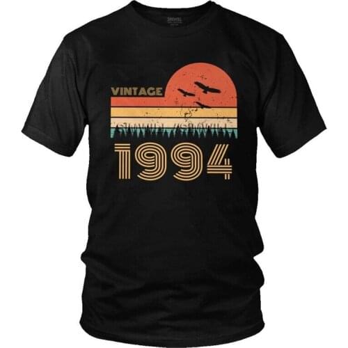 Vintage Legends Are Born In 1994 T-shirt Men T Shirt Short Sleeve 100% Cotton 27th Birthday Tshirt Urban Tees Tops