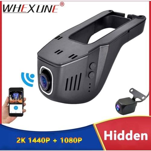 WIFI Video Recorder 2K Dash Cam Pro Dual Lens Surveillance Hidden Camera Novatek 96675 Car DVR 1440P Dashcam Videcam Registrar