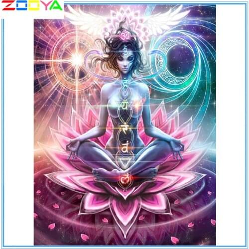 ZOOYA 5D Diy Diamond Painting Full Square Buddha Embroidery Set Cross Stitch Crafts All Diamonds Art Wall Home Decor Gifts Lx521