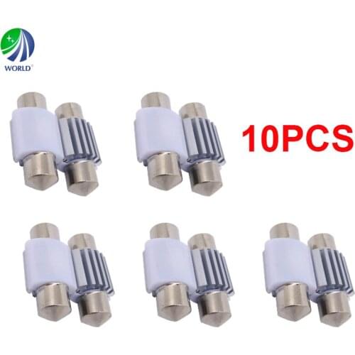 10Pcs Can Bus,Festoon/211/C5W,LED Reading Light,(USA:212,6418,7065,DE3022,European:6418，6411)SV8.5