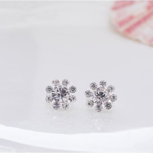 20 Pcs Flower Crystal Hair Clip Swirl Spiral Twist Hair pins Hair Accessory