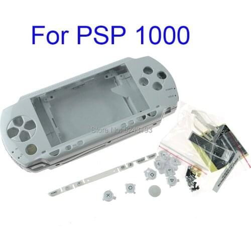 3sets/lot 7 Colors Full Housing Shell Cover Case for Sony PSP1000 With Button Case Shell Housing Cover for PSP 1000 full set