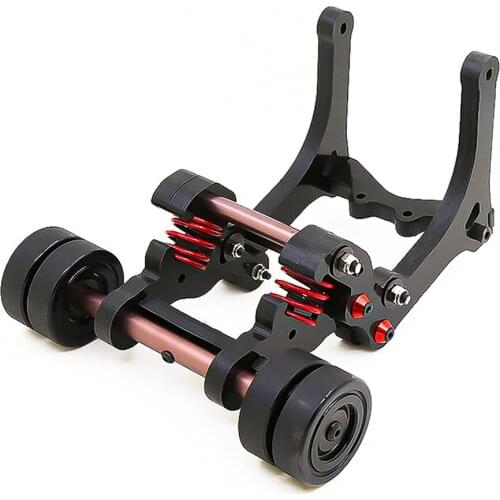 The 4-Wheels Wheel Keel Wheelie Bar With Spring for Traxxas XMAXX X-MAXX RC Car Model Accessories