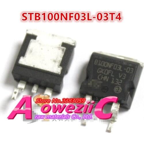 Aoweziic 100% new imported original STB100NF03L-03T4 STB100NF03L B100NF03L-03 TO-263 MOS field effect tube 30V 100A