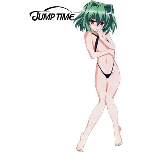 JumpTime 13cm x 4.2cm Car Stickers Omamori Himari Anime Vinyl Wrap Sexy Beauty Shizuku Render Car Bumper Decal Sticker Racing
