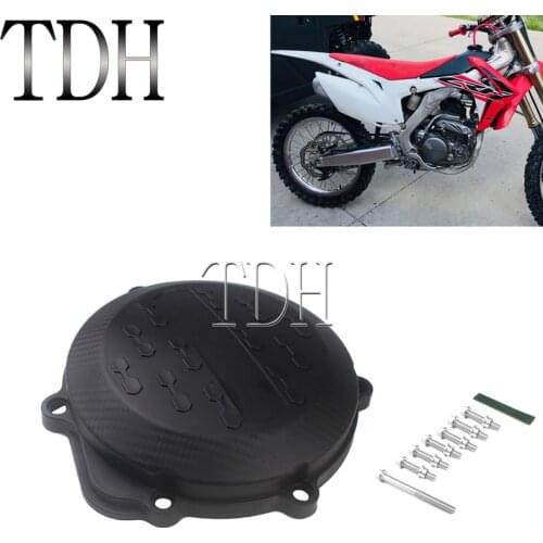 Dirt Bike Motocross Clutch Cover Guard Engine Side Case Cover Casing Protector For Honda CRF250R CRF 250 2010-2017 MX Enduro