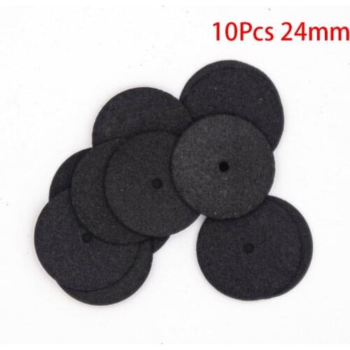 10Pcs 24MM Black Cutting Abrasive Discs Reinforced Cut Off Grinding Wheels Rotary Blade Disc Tool Parts Resin Cut-off