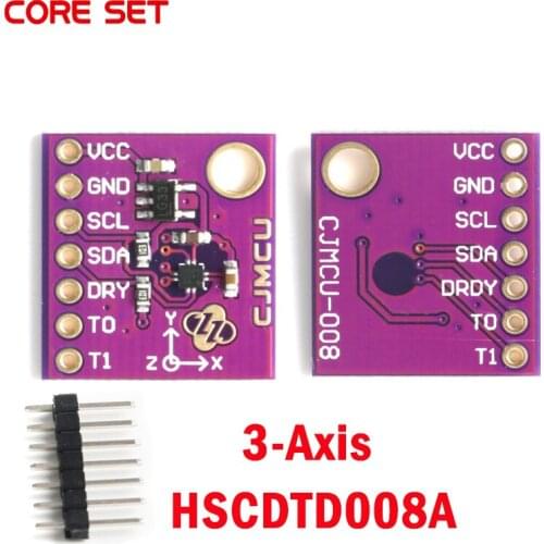 CJMCU-008 HSCDTD008A 3 Axis Magnetometer Compass Magnetic Sensor Accuracy 0.15T/ LSB 3.3V-5V Micro Tesla LSB Replace HMC5883L