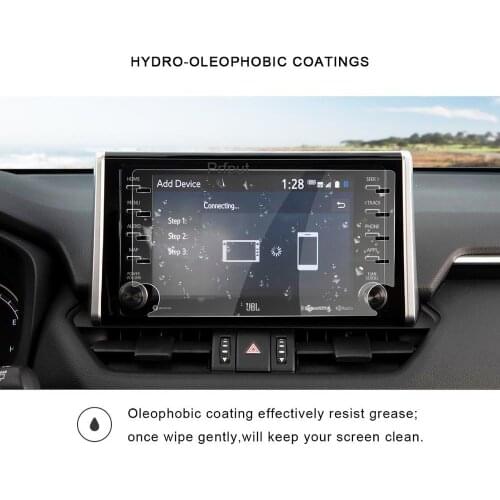 For CHR/RAV4 8 Inch 2019 2020 Car GPS Navigation Touch Display Tempered Glass Screen Protector Auto Interior Accessories