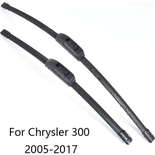 Car Windshield Wiper Blades for Chrysler 300 form 2005 2006 2007 2008 2009 2010 2011 2012 to 2017 Car Windscreen wiper Rubber