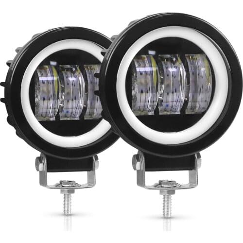 30W Square 5D LED Work Light Bar Off Road Truck Boat Tractor 4x4 ATV Spot Beam LED Bar Fog Light for Car Driving Lamp