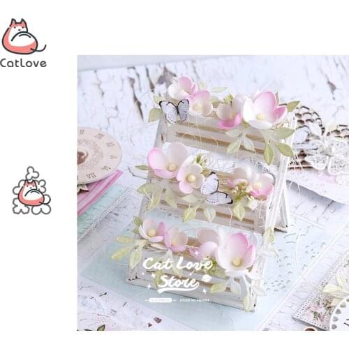 5PCS Flower Series Metal Cutting Dies Scrapbooking Stencil Decorative Craft Embossing Die Cuts Card Making New Dies For 2019