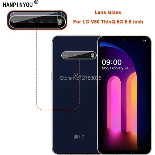 For LG V60 ThinQ 5G 6.8" Clear Ultra Slim Back Camera Lens Protector Rear Camera Lens Cover Tempered Glass Protection Film