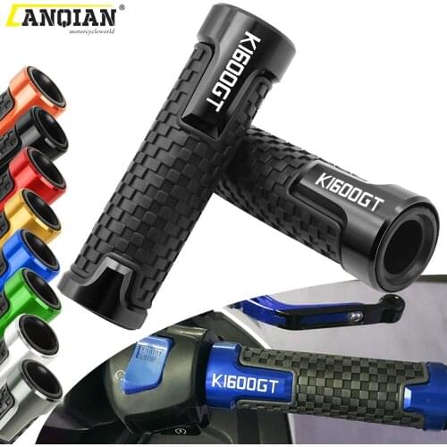 7/8" 22mm Motorcycle CNC Rubber Handlebar Grips Hand Bar Grip For BMW K1600GT K1600 K 1600 GT 2011-2016 2015 2014 2013 2012 2011