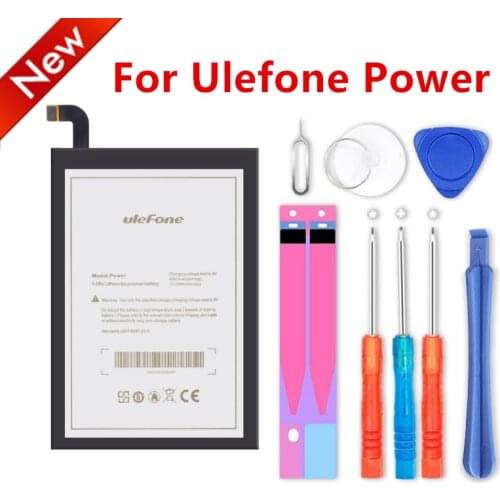 Ulefone power Battery Replacement 6050mAh Large Capacity Li-ion Backup Battery For ulefone power Smart Phone