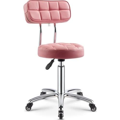 Beauty Stool Haircut Work Chair Package Rotary Lift Barber Shop Beauty Salon Special Hair Salon Nail Stool Pulley Multicolor