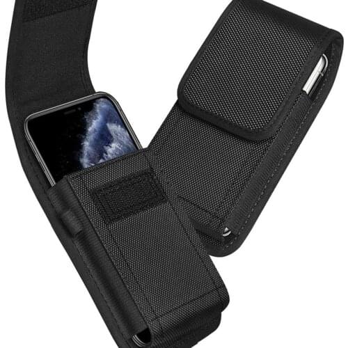 Tactical Cell Phone Pouch Holster with Free D Buckle Protable Wallet Card Waist Pack Outdoor Sports EDC Nylon Carrying Case