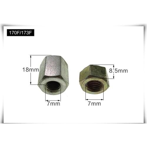 178F 186F 188F Cylinder head nut Thick and thin
