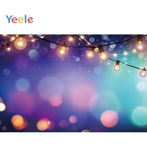 Yeele Party Photocall Bokeh Lights Decors Lanterns Photography Backdrops Personalized Photographic Backgrounds For Photo Studio