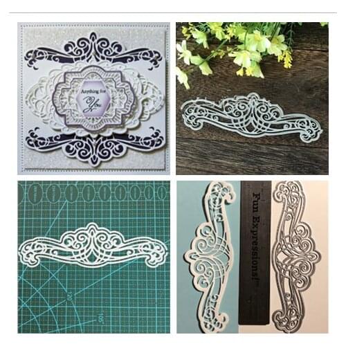 Wave Edge Die Cuts for Card Making Scrapbooking Dies Metal Wedding Couple Cutting Dies new 2019 Craft Border Dies