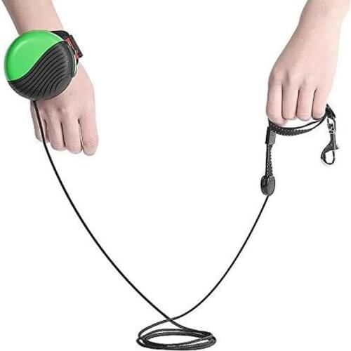 1 piece of dog leash wrist-type pet watch leash 3 meters automatic retractable dog leash nylon leash dog leash dog harness