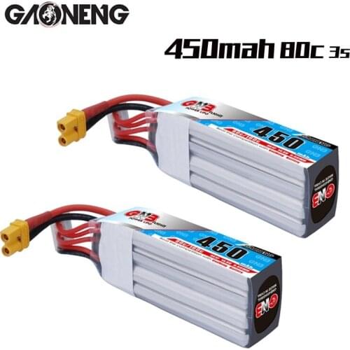 5PCS/SET Gaoneng GNB 450MAH 4S 14.8V 80C Lipo Batterij XT30 JST Plug FOR FPV Drone RC Quadcopter Tandenstoker Drone