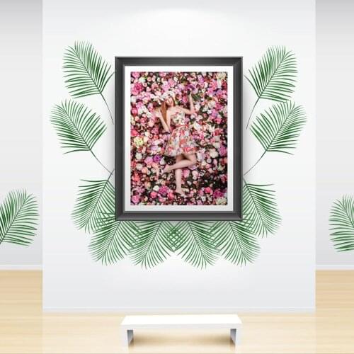 9/10pcs Green Lifelike Artificial Palm Leaf Artificial Simulation Leaf Branch Leaves for DIY Party Wedding Home Decoration