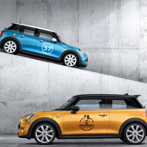 Car Cartoon animal Sticker Decoration Decal For BMW MINI Cooper F54 F55 F56 F60 R55 R56 R60 R61 Car accessories exterior Styling