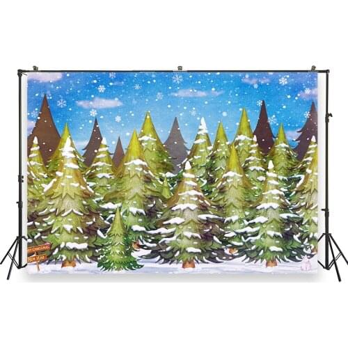 HUAYI Photography Backdrops Christmas Photo Background Christmas Xmas Family Party Decor Banner Studio Photobooth BackdropXT7235