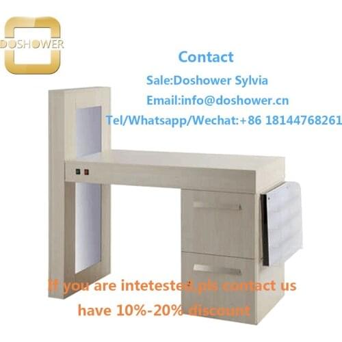 Gel uv construction with nail screw display rack for manicure table lamp