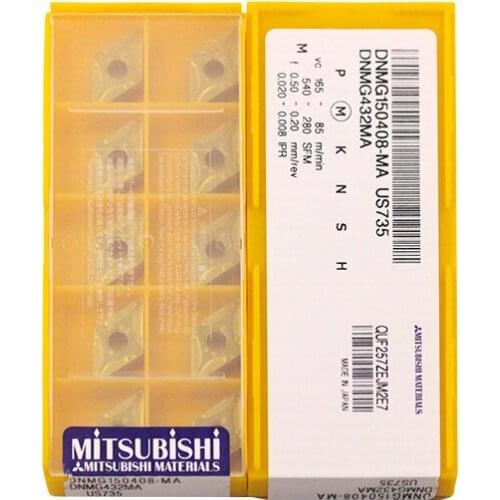 DNMG150408-MA US735 100% Original carbide insert with the best quality 10pcs/lot free shipping