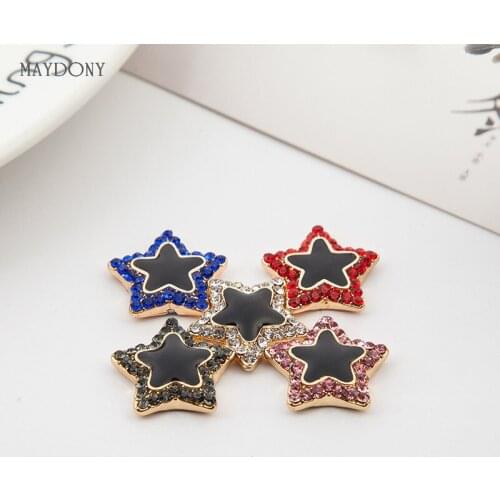 XT92 fashion headwear scarf magnet brooch Star hijab clips
