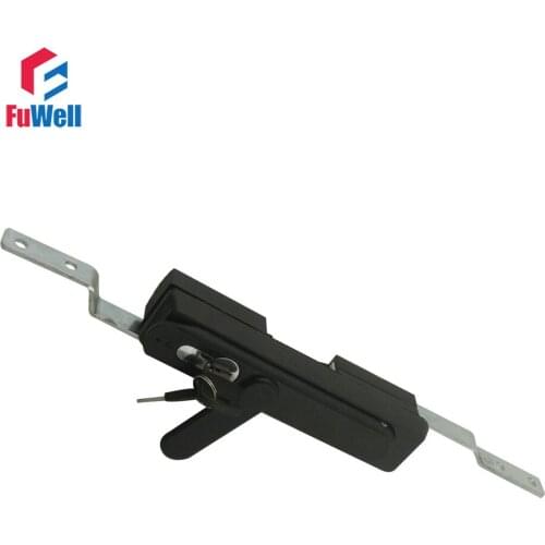 MS840-1 Metal Black Rod Control Lock 160mm Length Cupboard Cabinet Lock