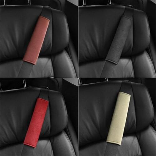 Car Seat Belt Cover Cotton Wool Shoulder Pads Cushion Harness Car Safety Belt Shoulder Protectors Padding Straps Car Accessories